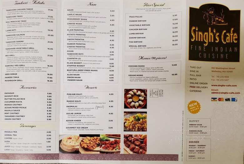 Singh's Cafe - Wellesley, MA