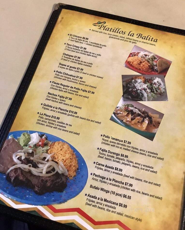 Taqueria Sol Azteca - Houston, TX menu_pic