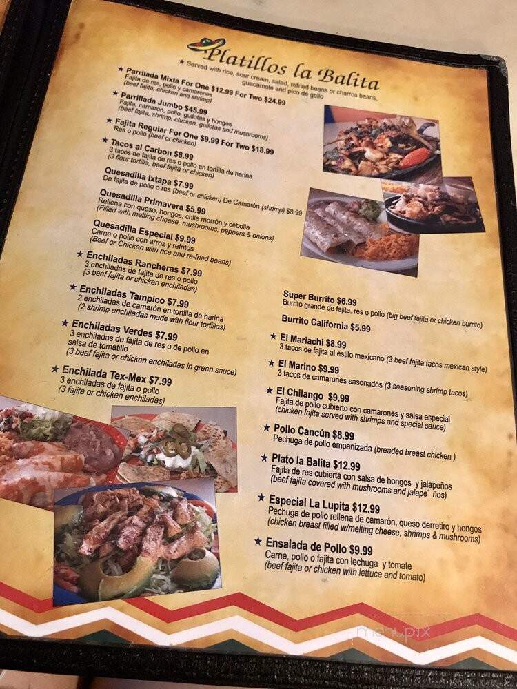 Taqueria Sol Azteca - Houston, TX menu_pic
