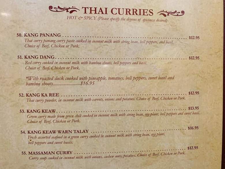 Thai Cuisine 2 Restaurant - Merced, CA