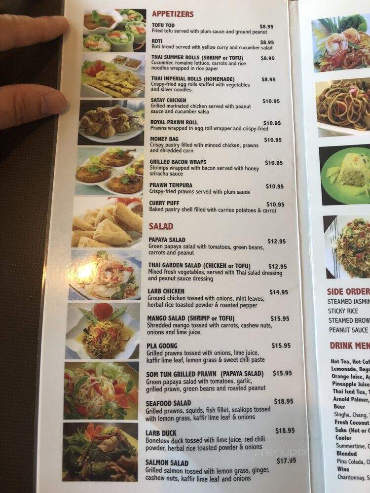 Jasmine Fine Thai Cuisine - Santa Clara, CA menu_pic