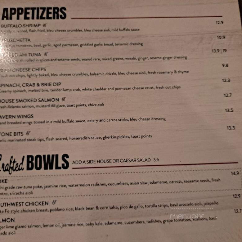 Stonewood Grill & Tavern - Brandon, FL menu_pic