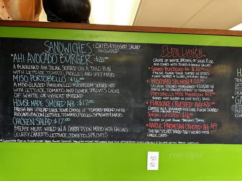 Hanapa'a Sushi Company - Honolulu, HI menu_pic