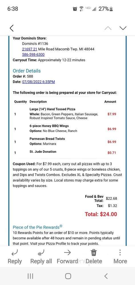 Chz Pizza - Macomb, MI menu_pic