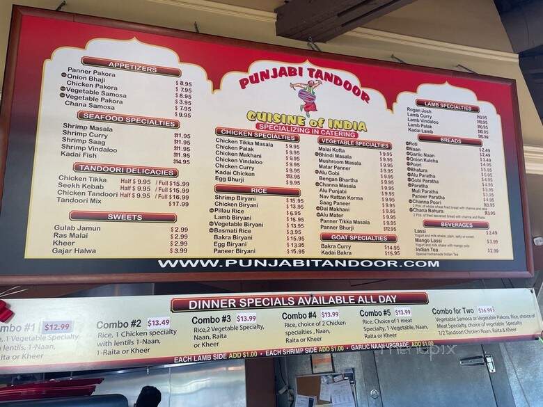 Punjabi Tandoor - Anaheim, CA menu_pic