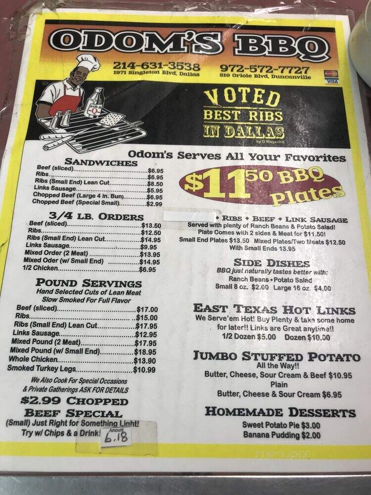 Odoms Bar-B-Que - Dallas, TX