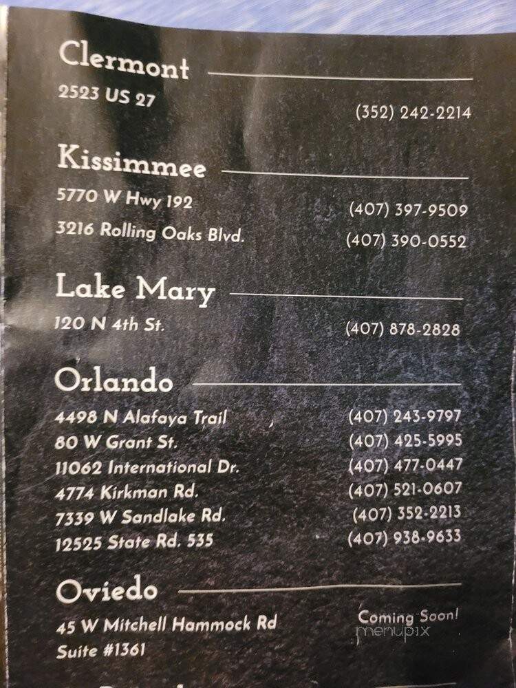 Flippers Pizzeria - Orlando, FL menu_pic