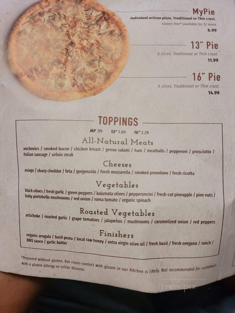 Flippers Pizzeria - Orlando, FL menu_pic