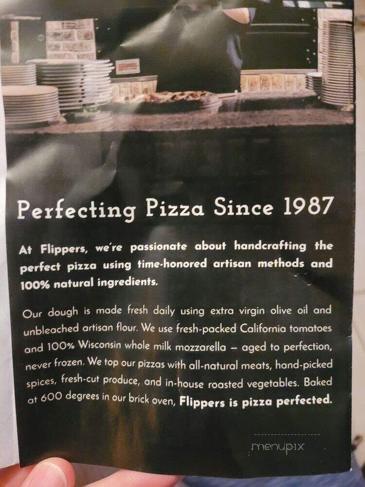 Flippers Pizzeria - Orlando, FL menu_pic