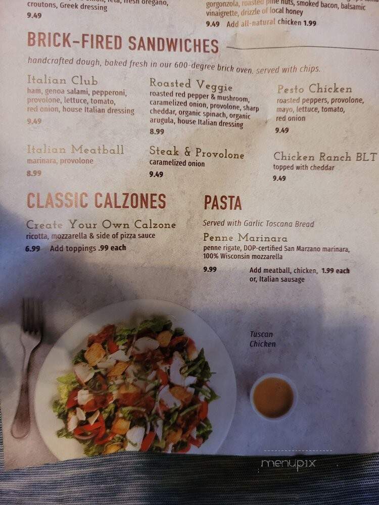 Flippers Pizzeria - Orlando, FL menu_pic