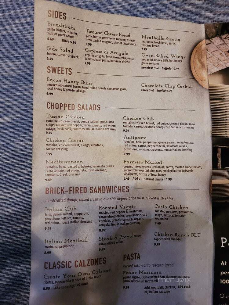 Flippers Pizzeria - Orlando, FL menu_pic