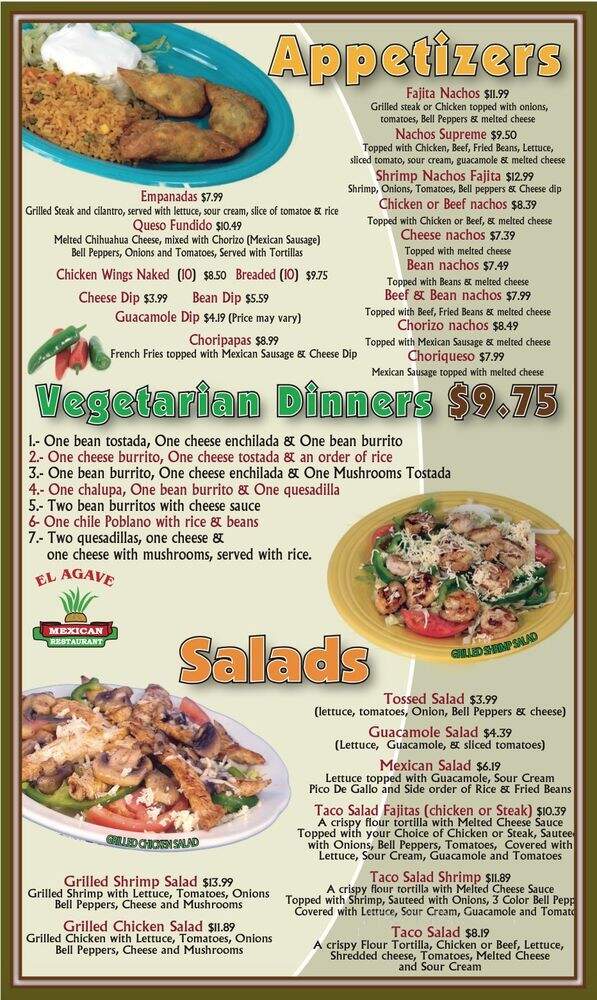 El Agave - Saint Louis, MO menu_pic