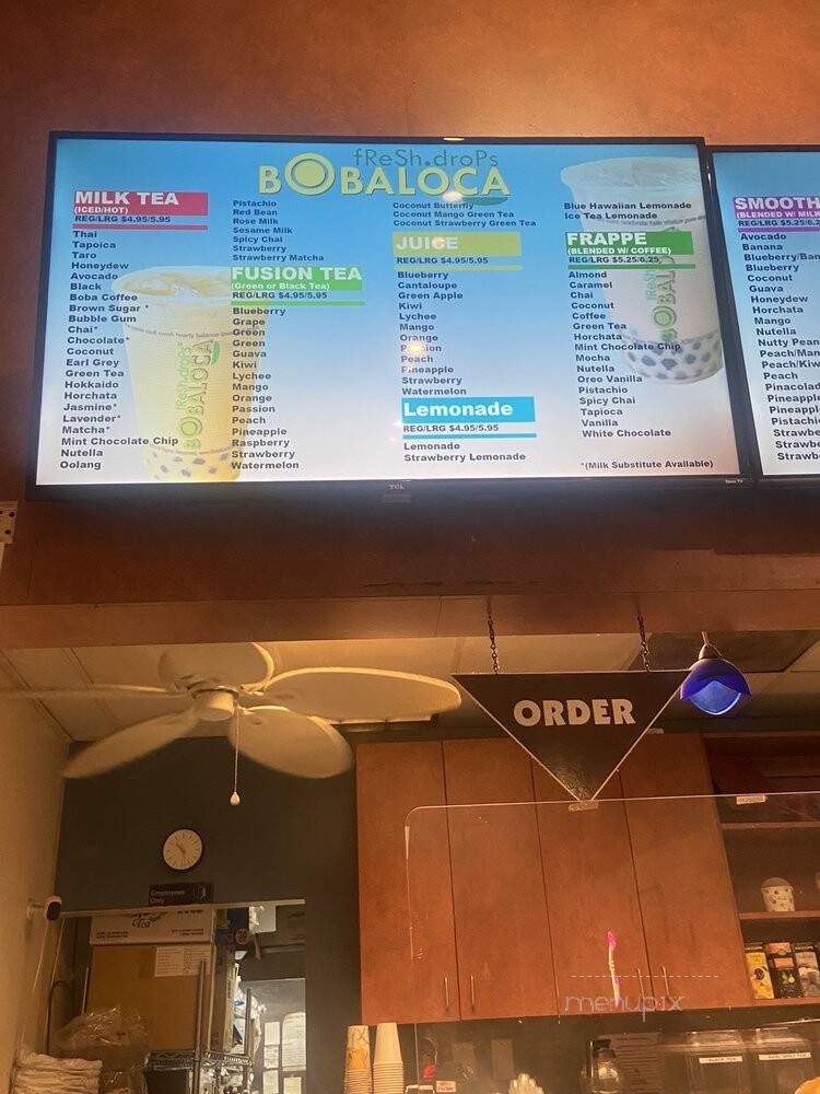 Boba Loca - Burbank, CA menu_pic