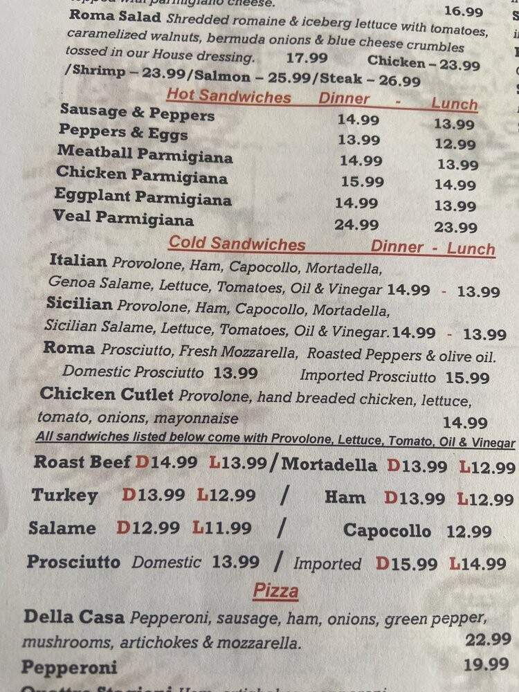 Roma Deli - Las Vegas, NV menu_pic