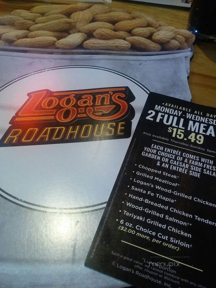 Logan's Roadhouse - Midwest City, OK menu_pic