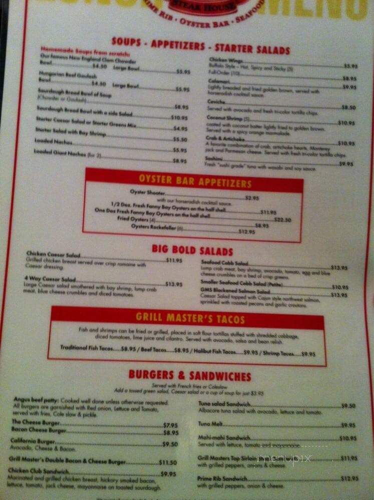 Monterey Bay Canners - Sacramento, CA menu_pic