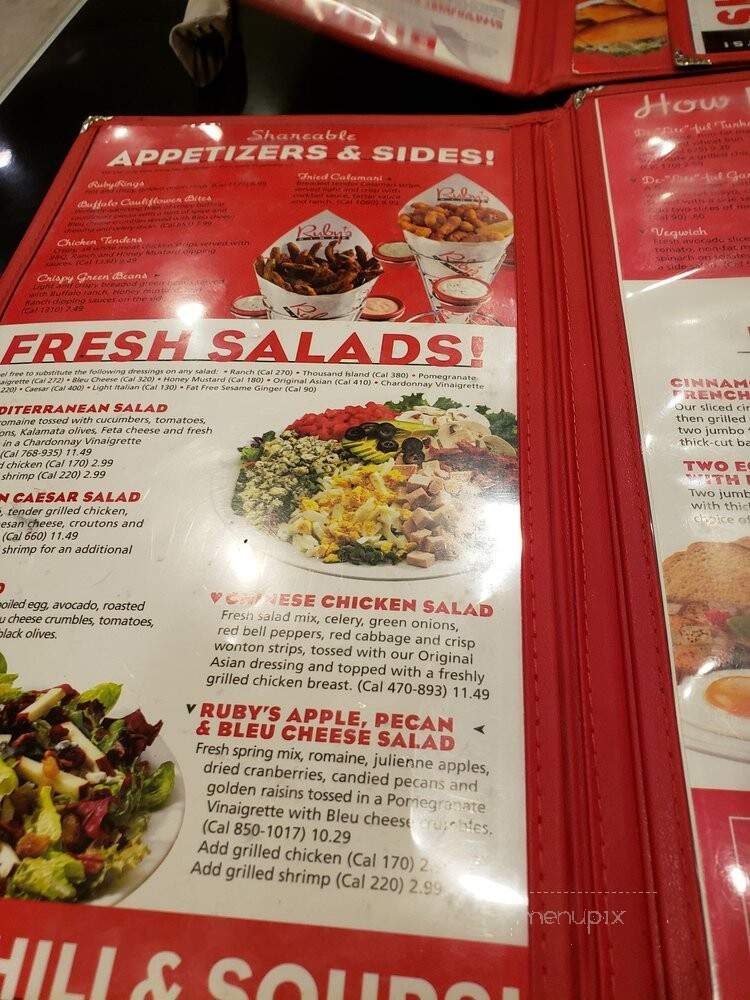 Ruby's - Long Beach, CA menu_pic