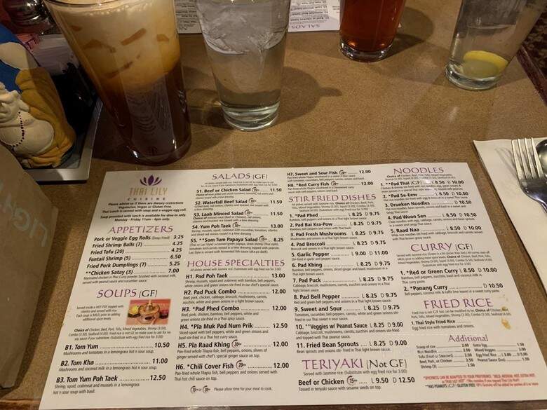 Tam NAK Thai Restaurant - Colorado Springs, CO menu_pic