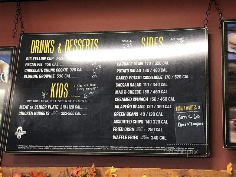 Dickey's Barbecue Pit - Lebanon, MO menu_pic
