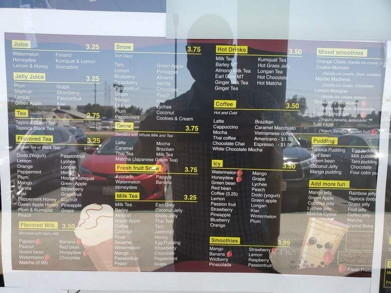 Tapioca Express - Gardena, CA menu_pic