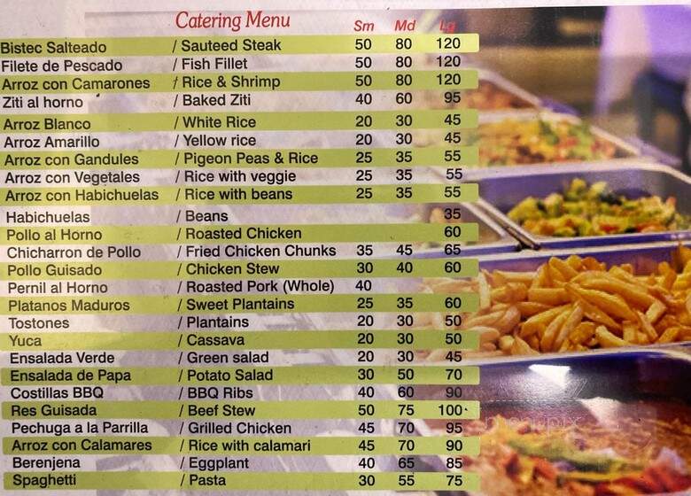 El Rinconcito - New York, NY menu_pic