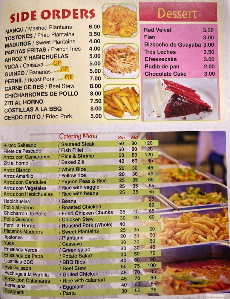 El Rinconcito - New York, NY menu_pic
