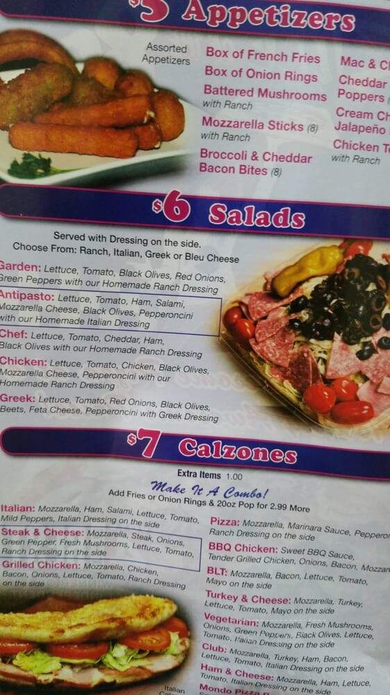 SLICE OF THE 80's - Westland, MI menu_pic
