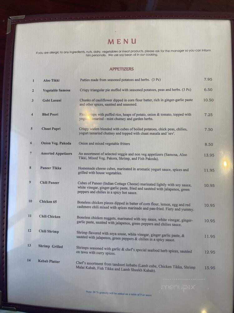 Bay Leaf - Baton Rouge, LA menu_pic