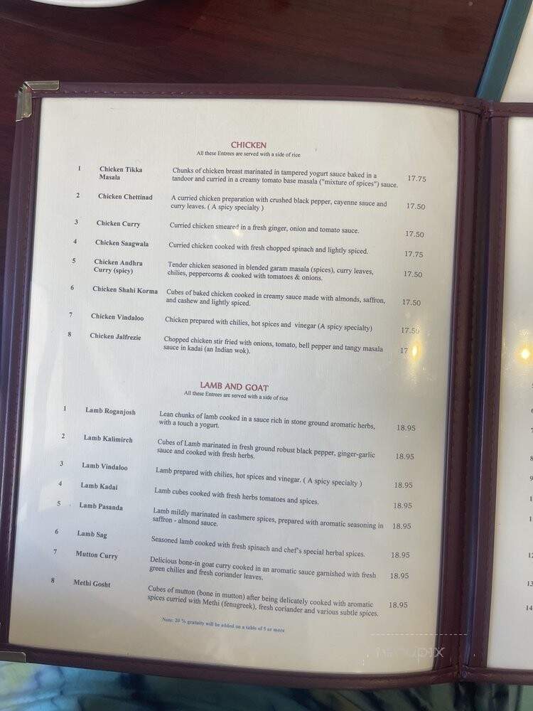 Bay Leaf - Baton Rouge, LA menu_pic