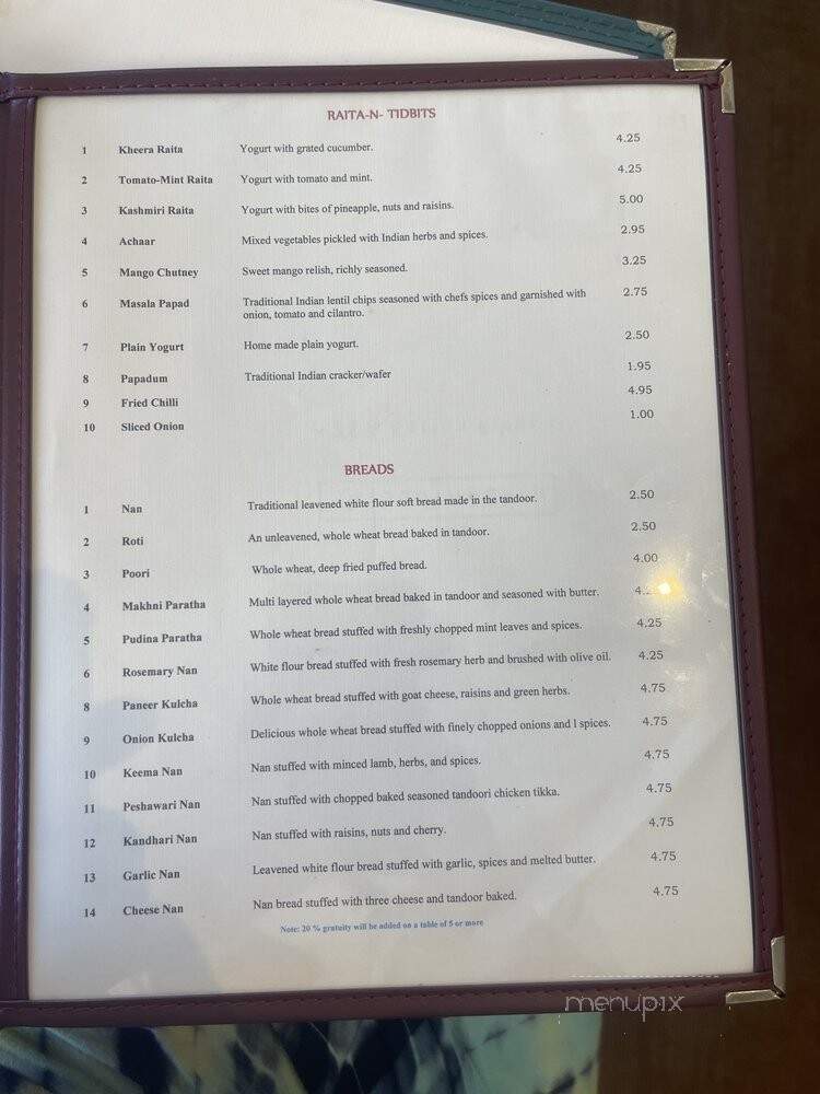 Bay Leaf - Baton Rouge, LA menu_pic