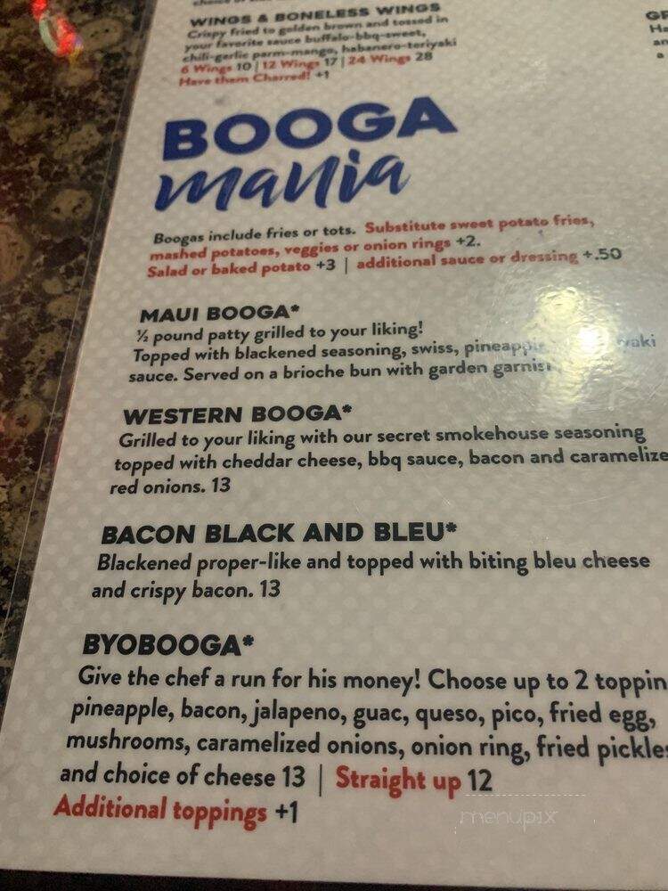 Tanner's Bar & Grill - Platte City, MO menu_pic