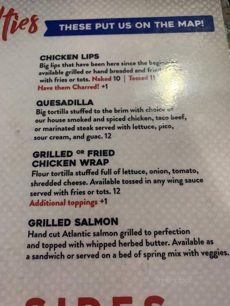 Tanner's Bar & Grill - Platte City, MO menu_pic