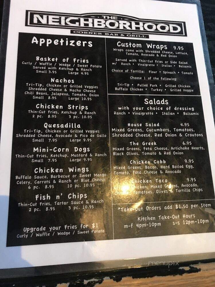 Neighborhood - Santa Barbara, CA menu_pic