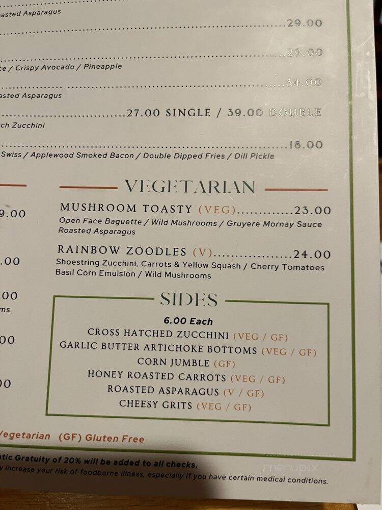 Manor Tavern Restaurant - Sparks Glencoe, MD menu_pic