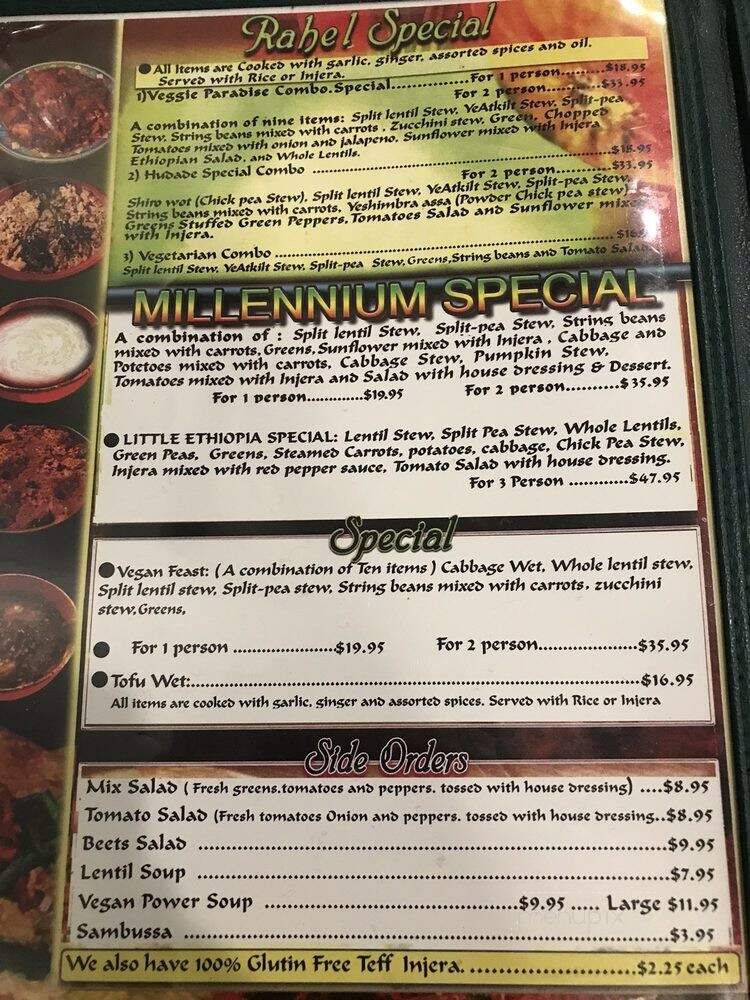 Rahel - Los Angeles, CA menu_pic