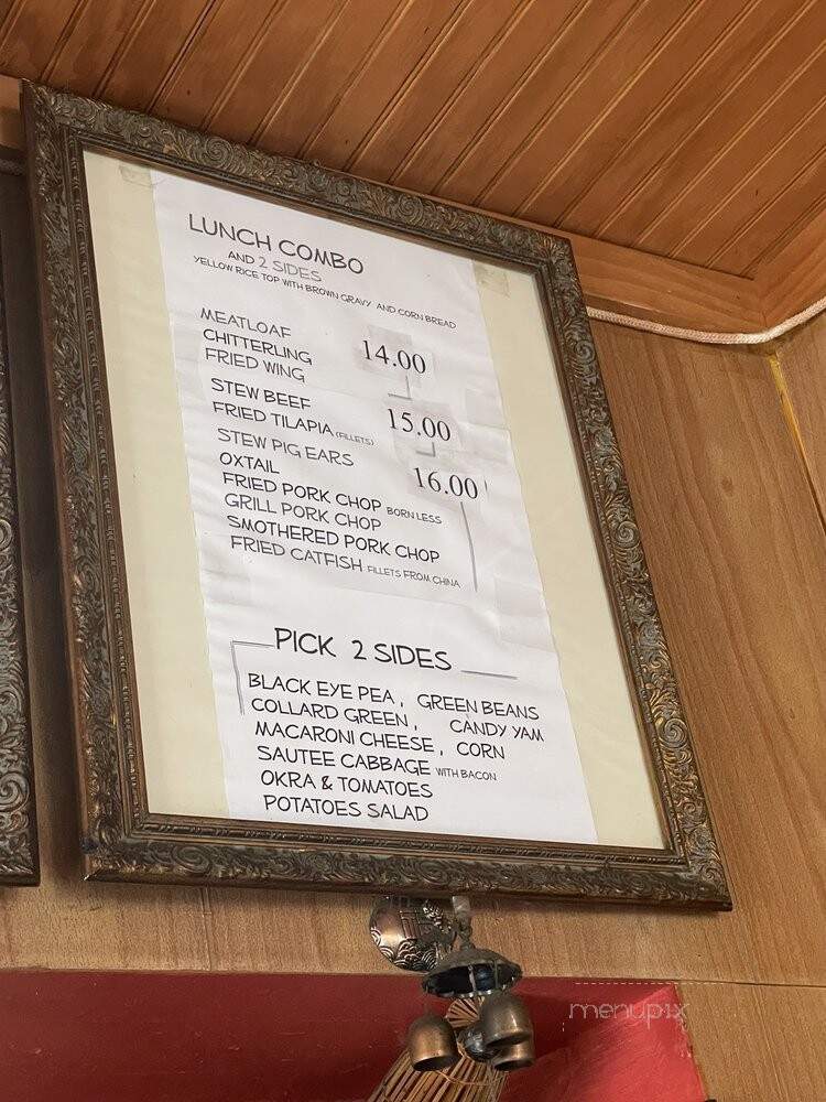 Pook Bear Country Cooking - Sanford, FL menu_pic