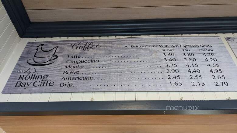 Rolling Bay Cafe - Bainbridge Island, WA menu_pic