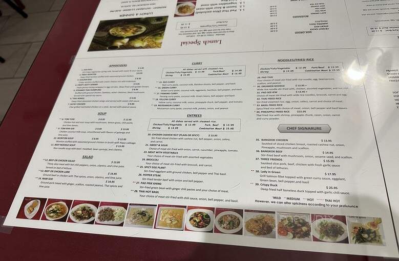 Thai Chef Cuisine - Fort Walton Beach, FL menu_pic