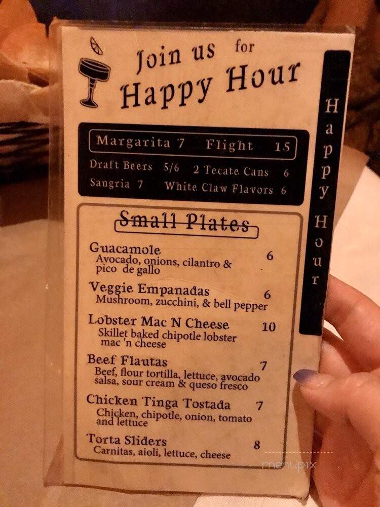 Casablanca Mexican - Santa Barbara, CA menu_pic