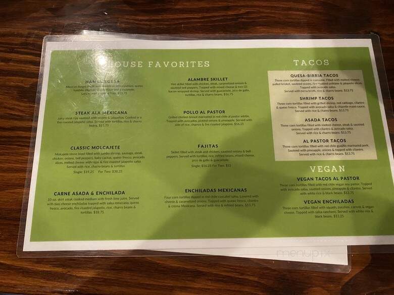 La Milpa - Denton, TX menu_pic
