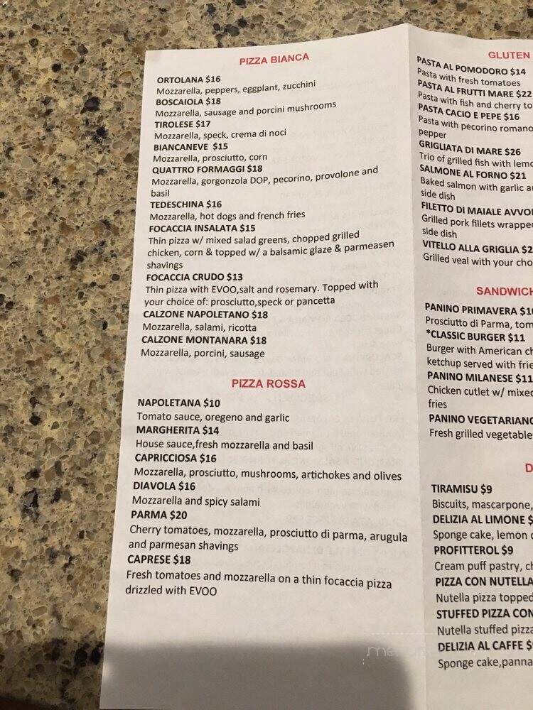 Mama Mia's Pizzeria - Southington, CT menu_pic