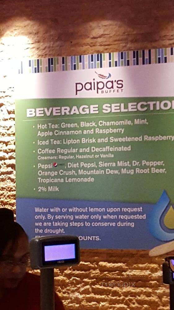 Paipa's Oasis Buffet - El Cajon, CA