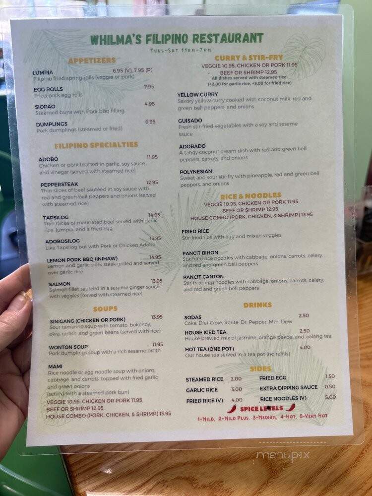 Filipino Restaurant - Searcy, AR menu_pic