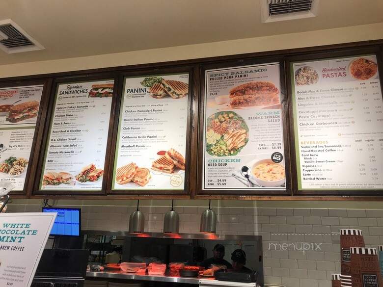 Corner Bakery Cafe - Los Angeles, CA menu_pic