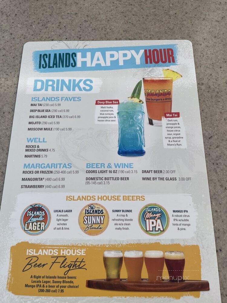 Islands Restaurant Regional - Manhattan Beach, CA menu_pic