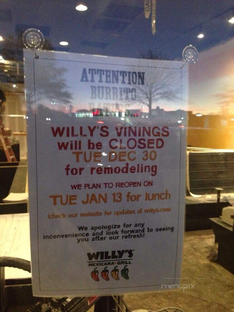 Willie's Kitchen - Atlanta, GA menu_pic