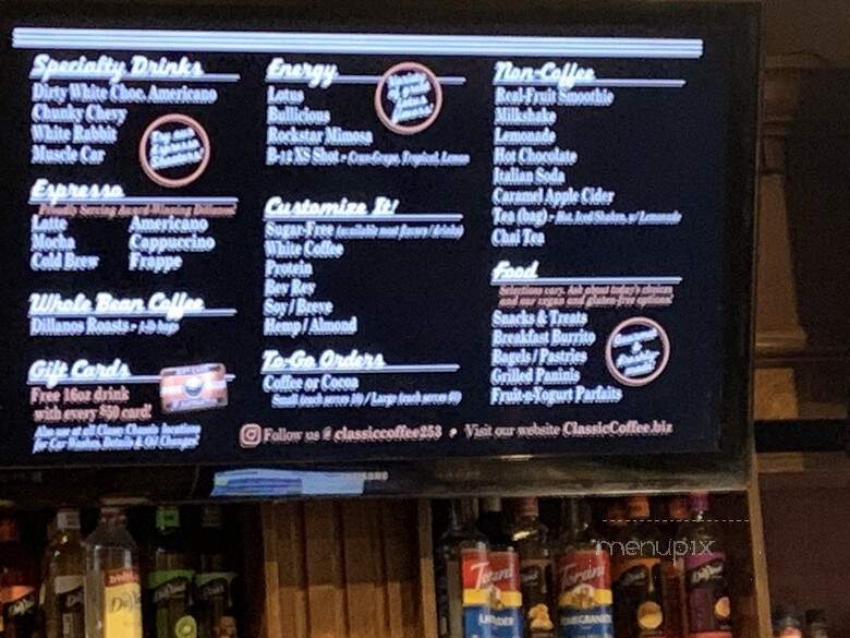 Forza Coffee Co - University Place, WA menu_pic