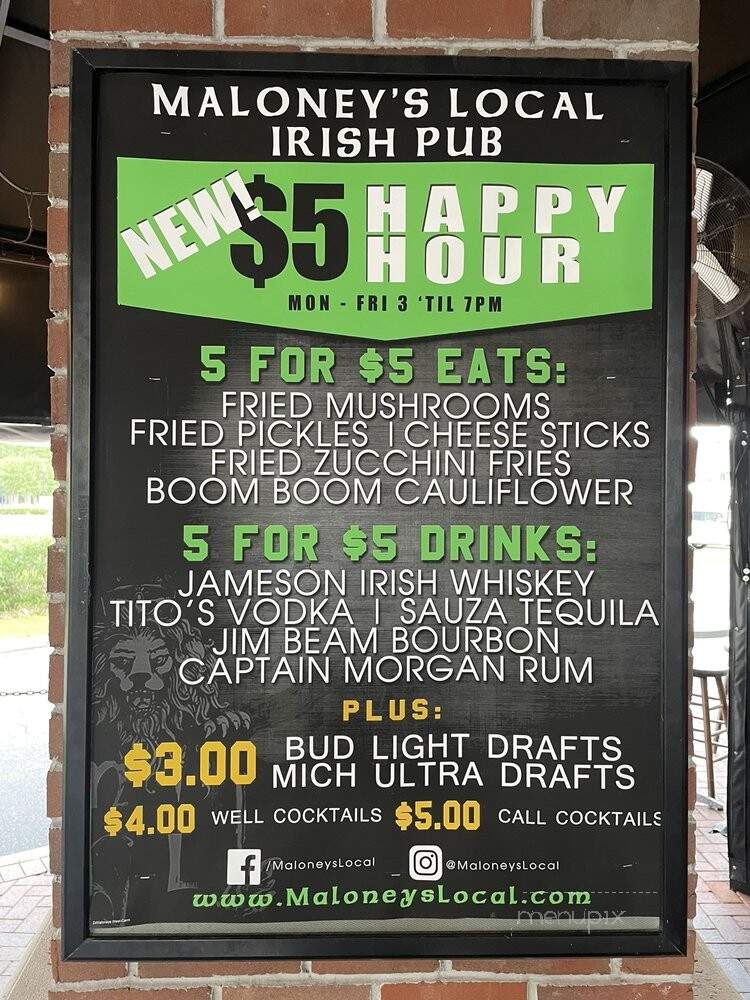 Maloney's Local Irish Pub - Tampa, FL