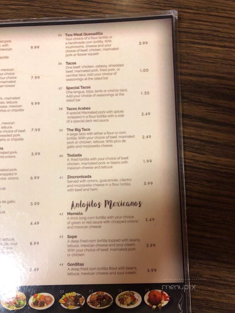 Mi Puebla Restaurant - Ogden, UT menu_pic