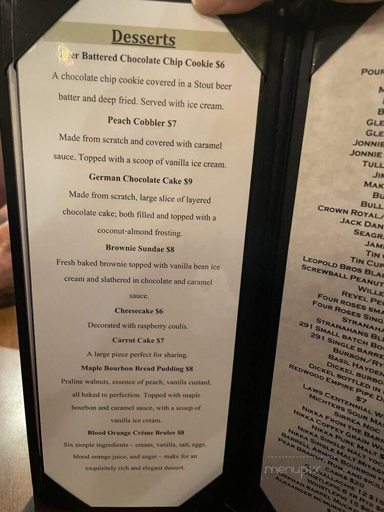Pourhouse Bar and Grill - Loveland, CO menu_pic
